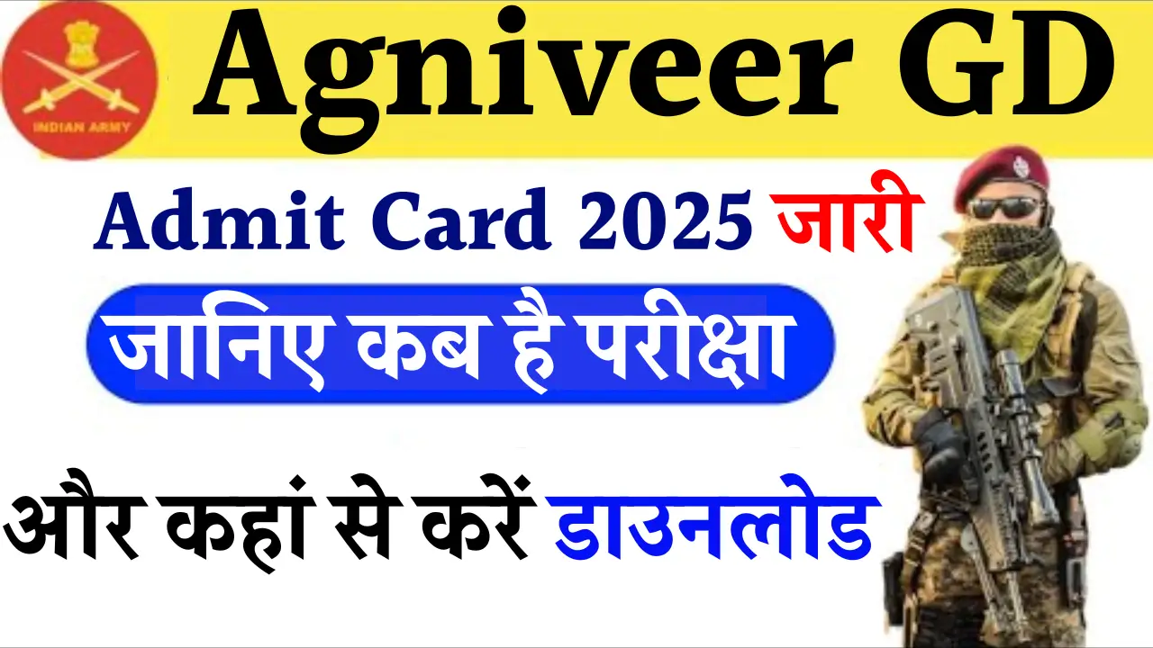 Agniveer GD Exam Date 2025