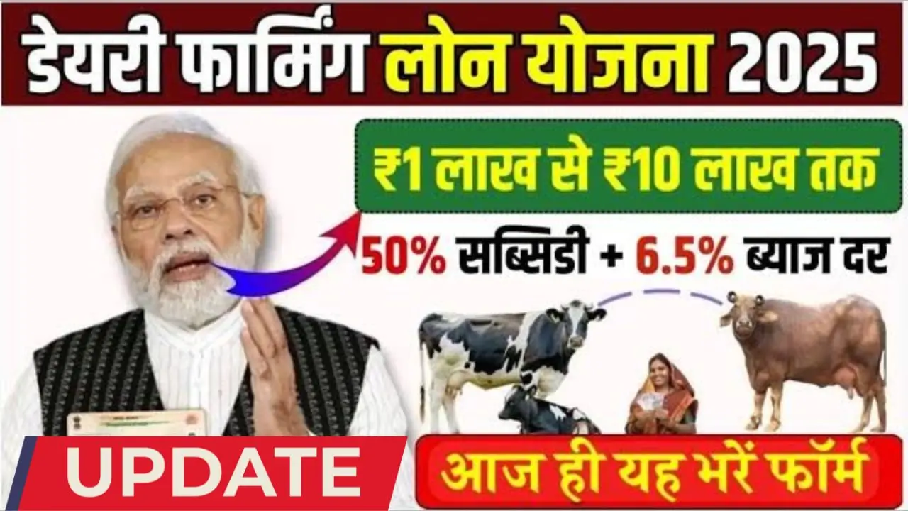 Dairy farming loan yojana